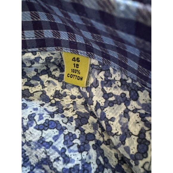 Robert Graham Men’s Button Down Shirt-tailored Fit Size 46/18 XL - Picture 3 of 10